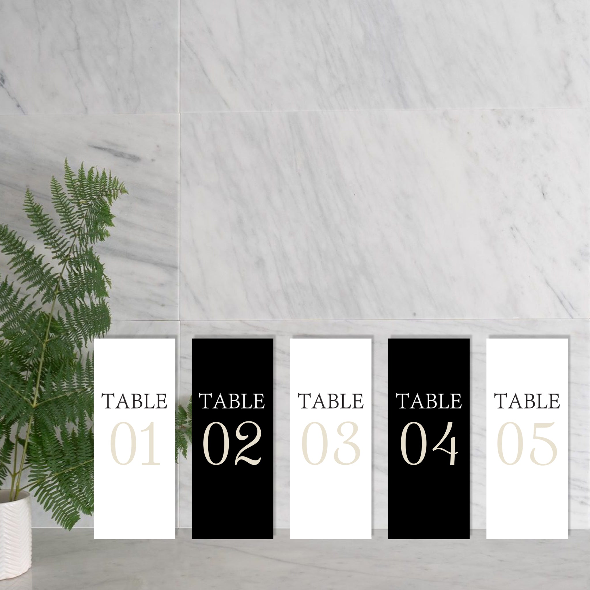 The Parker: Table Numbers